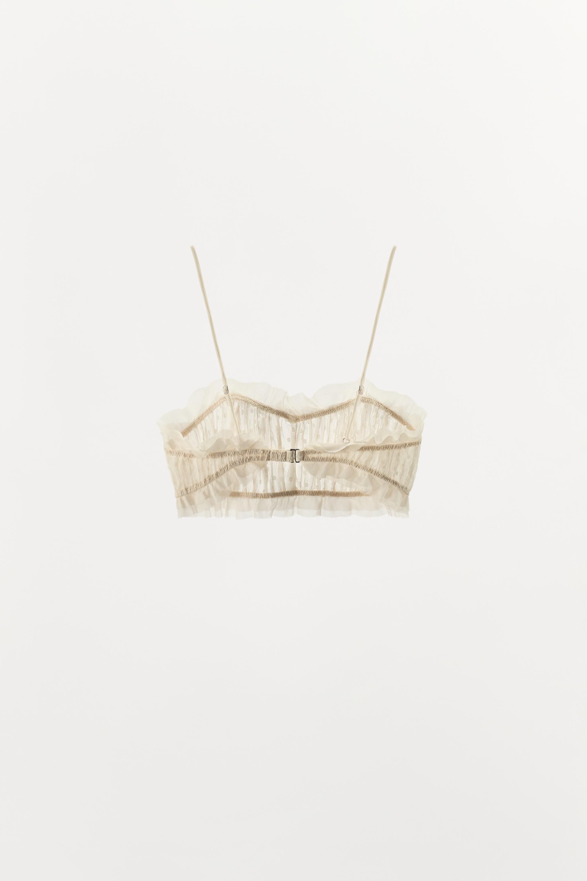PLUMETI GATHERED BRA